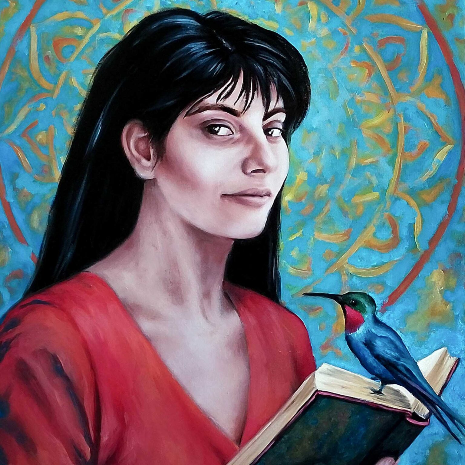 Rosella, oil on canvas, 2025
