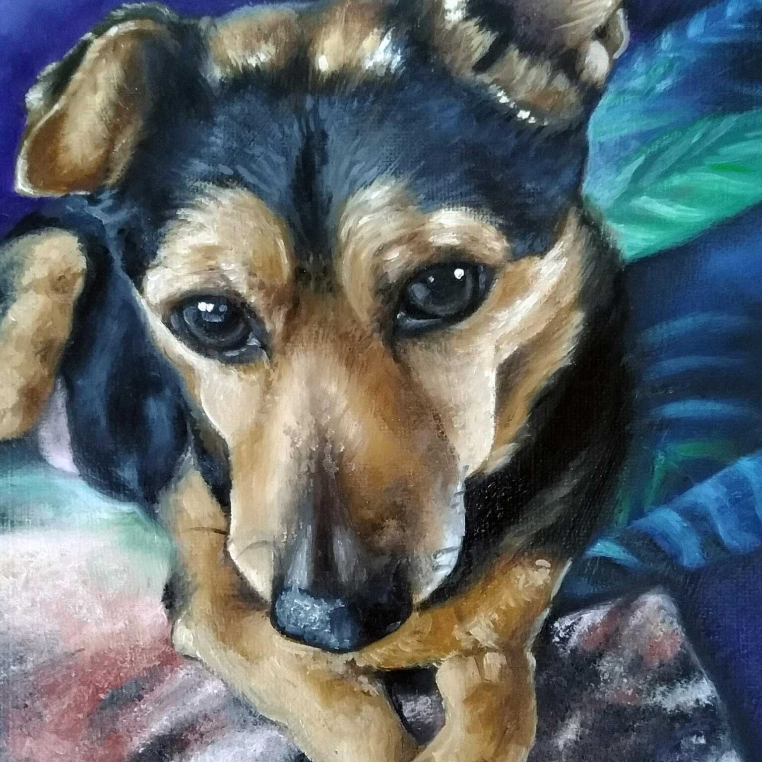 Tadzik, oil on canvas, 2022